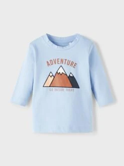 NAME IT Longsleeve "Obama" In Hellblau