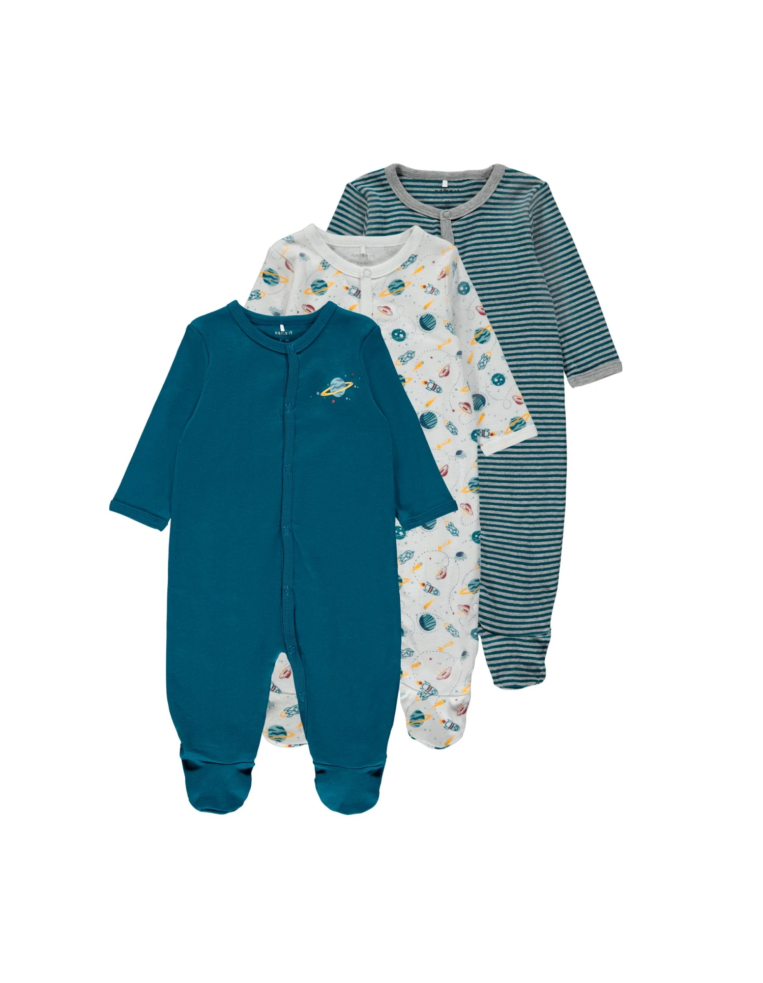 NAME IT Schlafstrampler 3er Pack In Legion Blue 3 NAME IT Schlafstrampler 3er Pack In Legion Blue