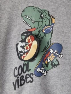 NAME IT Sweatshirt "Lahaha" In Grau -Babyprodukte name it sweatshirt lahaha in grau 3