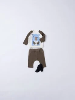 NAME IT Sweatshirt "Noel" In Weiß/ Hellbraun -Babyprodukte name it sweatshirt noel in weiss hellbraun 3