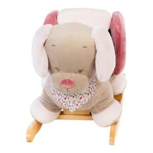 NATTOU Schaukeltier Lali Der Hund In Rosa 5 NATTOU Schaukeltier Lali Der Hund In Rosa – Bild 3