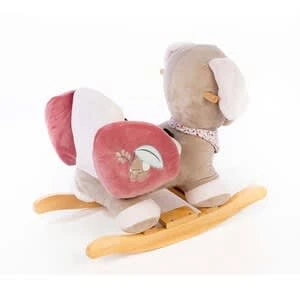 NATTOU Schaukeltier Lali Der Hund In Rosa 7 NATTOU Schaukeltier Lali Der Hund In Rosa – Bild 5