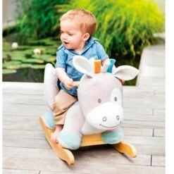 NATTOU Schaukeltier Tim Das Pferd In Grau -Babyprodukte nattou schaukeltier tim das pferd in grau 1