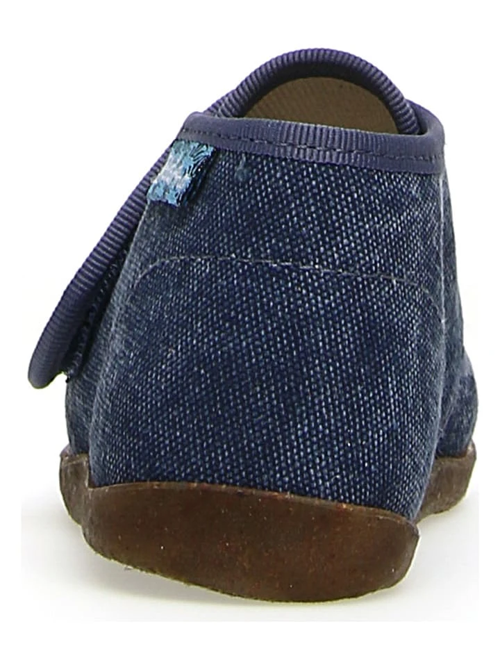 Naturino Hausschuhe "Home Tela" In Dunkelblau 7 Naturino Hausschuhe "Home Tela" In Dunkelblau – Bild 5
