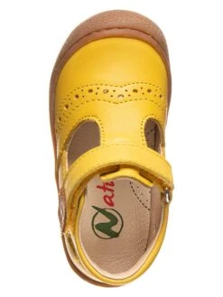 Naturino Leder-Halbsandalen In Gelb -Babyprodukte naturino leder halbsandalen in gelb 3