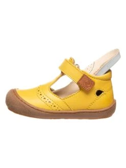Naturino Leder-Halbsandalen In Gelb -Babyprodukte naturino leder halbsandalen in gelb 5