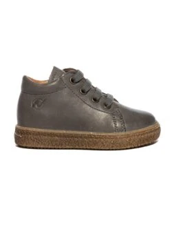 Naturino Leder-Sneakers In Anthrazit