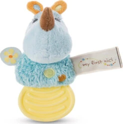 Nici Beißring Nashorn Manuffi, 12 Cm (48042) -Babyprodukte nici beissring nashorn manuffi 12 cm 48042 1
