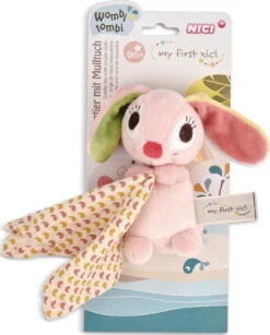 Nici Schmusetier 3D Hase Hopsali Mit Mulltuch, 13 Cm (48039) -Babyprodukte nici schmusetier 3d hase hopsali mit mulltuch 13 cm 48039 5