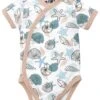 Body Kurzarm Sea In Braun Creme -Babyprodukte nini body kurzarm sea in braun creme