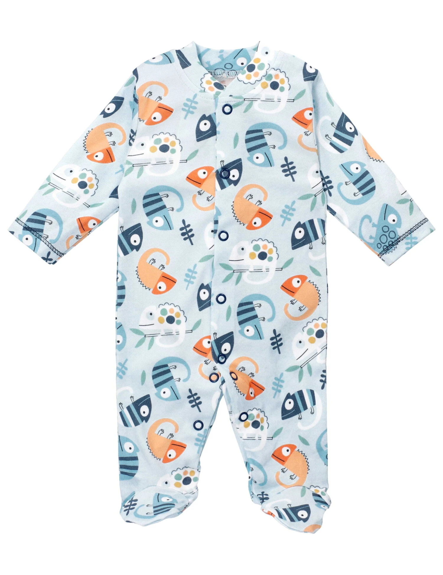 Strampler Chamäleon In Blau 3 Strampler Chamäleon In Blau