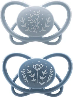 ® First Moments BS "My Butterfly" -blau- Silikon, Größe 1 (0-6 Monate)