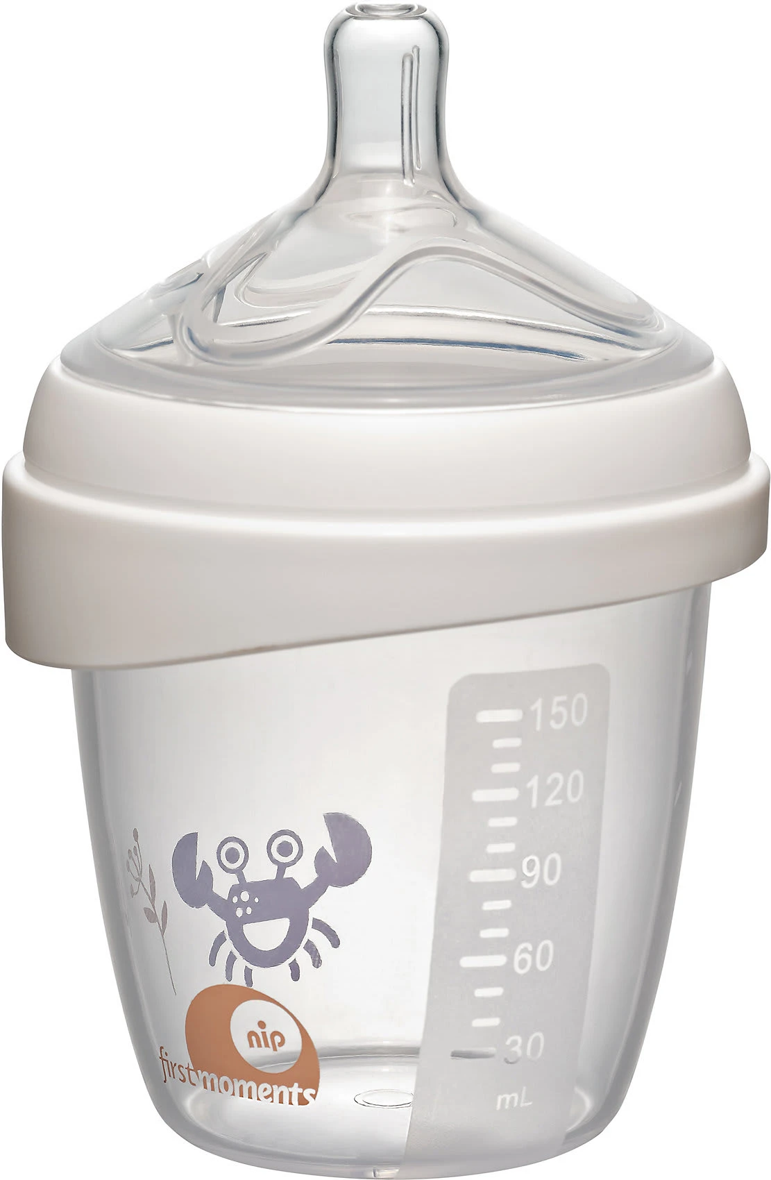 Weithalsflasche First Moments, PP, Langsamer Trinkfluss, Krebs, 150 Ml 4 Weithalsflasche First Moments, PP, Langsamer Trinkfluss, Krebs, 150 Ml – Bild 2