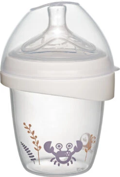 Weithalsflasche First Moments, PP, Langsamer Trinkfluss, Krebs, 150 Ml