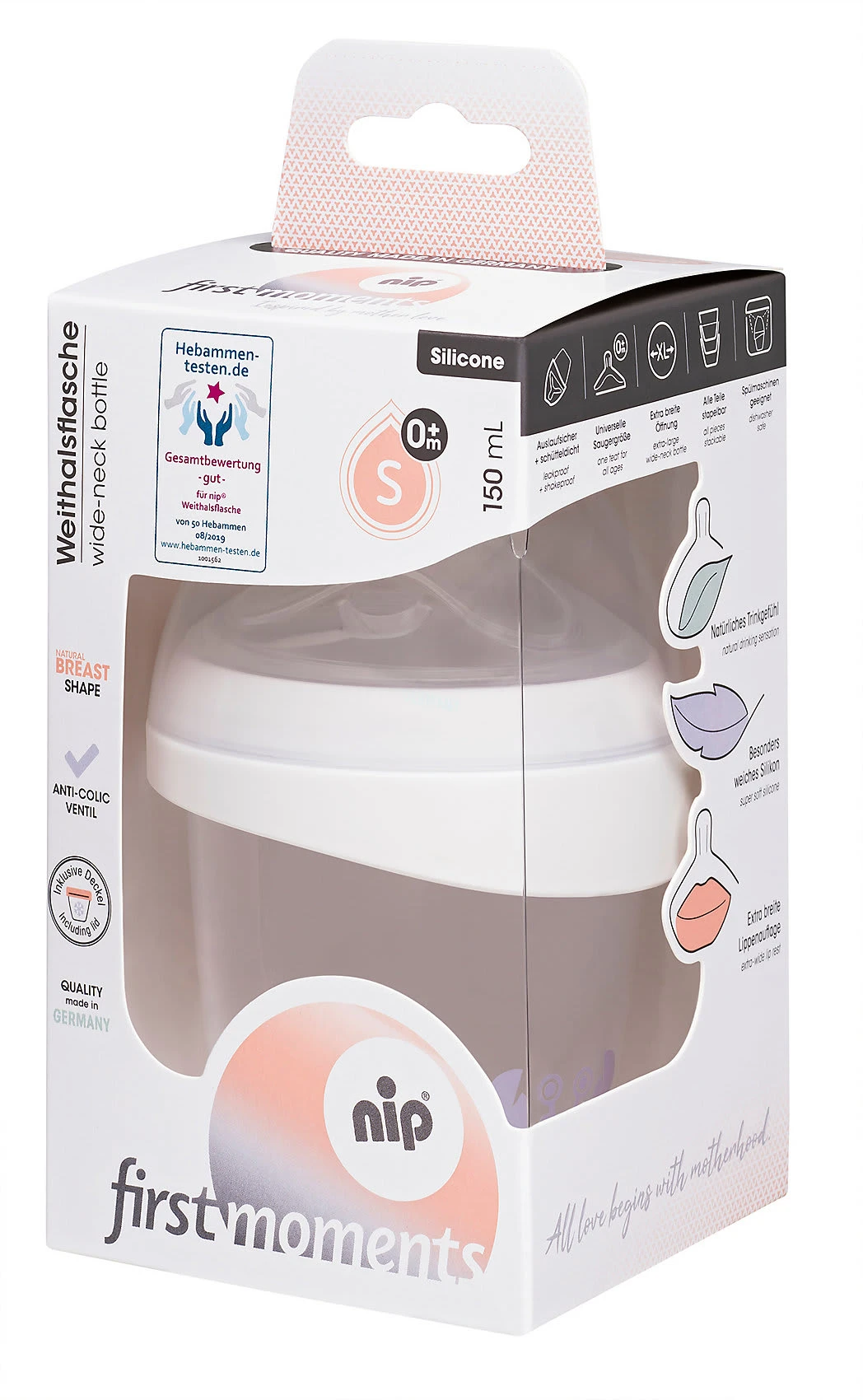 Weithalsflasche First Moments, PP, Langsamer Trinkfluss, Krebs, 150 Ml 6 Weithalsflasche First Moments, PP, Langsamer Trinkfluss, Krebs, 150 Ml – Bild 4