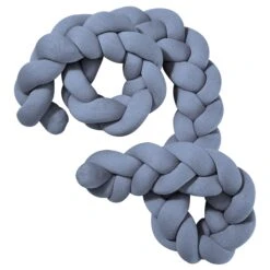 Bettschlange In Blau- (L) 200 Cm Geflochten 15 Bettschlange In Blau- (L) 200 Cm Geflochten -Babyprodukte nordic coast company bettschlange in blau l 200 cm geflochten 5