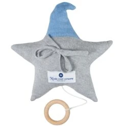 Spieluhr "Stern" In Blau-Grau -Babyprodukte nordic coast company spieluhr stern in blau grau 3