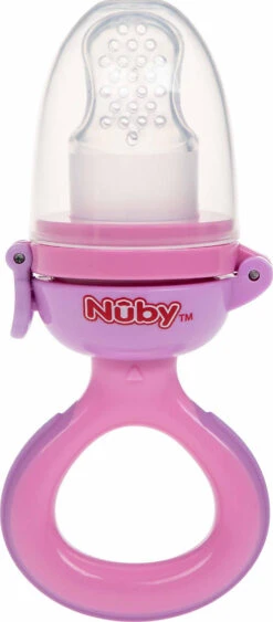 Nuby Frucht- Und Frischkostsauger Aus Silikon - 6m+ Pink