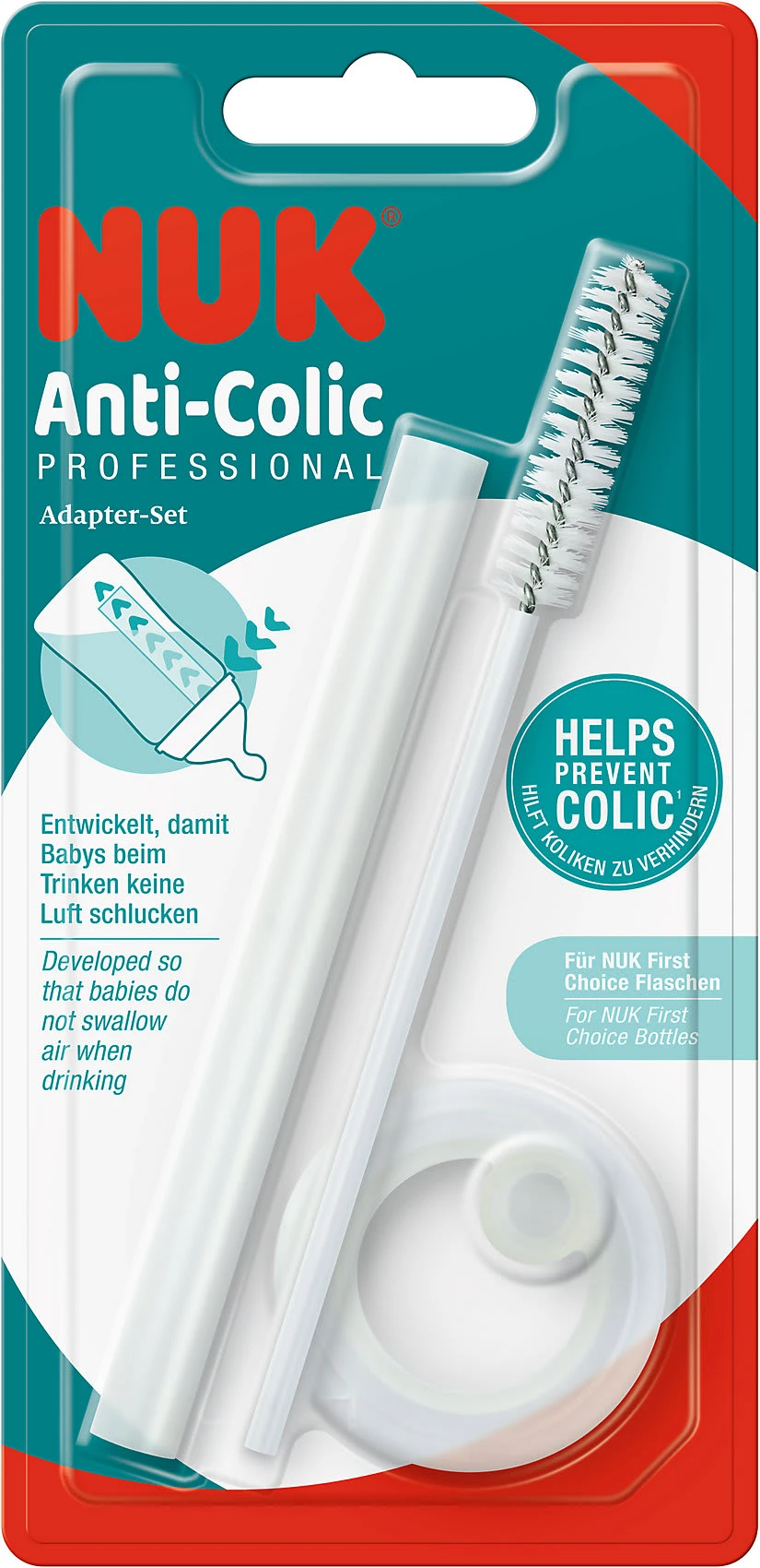 NUK Anti-Colic Professional Zubehörset Mit Bürste 3 NUK Anti-Colic Professional Zubehörset Mit Bürste