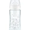 NUK Babyflasche "First Choice+" In Grau/ Weiß - 240 Ml -Babyprodukte nuk babyflasche first choice in grau weiss 240 ml