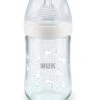 NUK Babyflasche "Nature Sense" In Grau/ Weiß - 240 Ml -Babyprodukte nuk babyflasche nature sense in grau weiss 240 ml