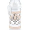 NUK Trinkflasche "Kiddy Cup Lion King" In Transparent/ Rosa - 300 Ml -Babyprodukte nuk trinkflasche kiddy cup lion king in transparent rosa 300 ml