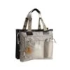 Wickeltasche "Chameleon" In Beige/Schwarz