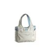 Wickeltasche "Tote Bag" In Beige/Hellblau