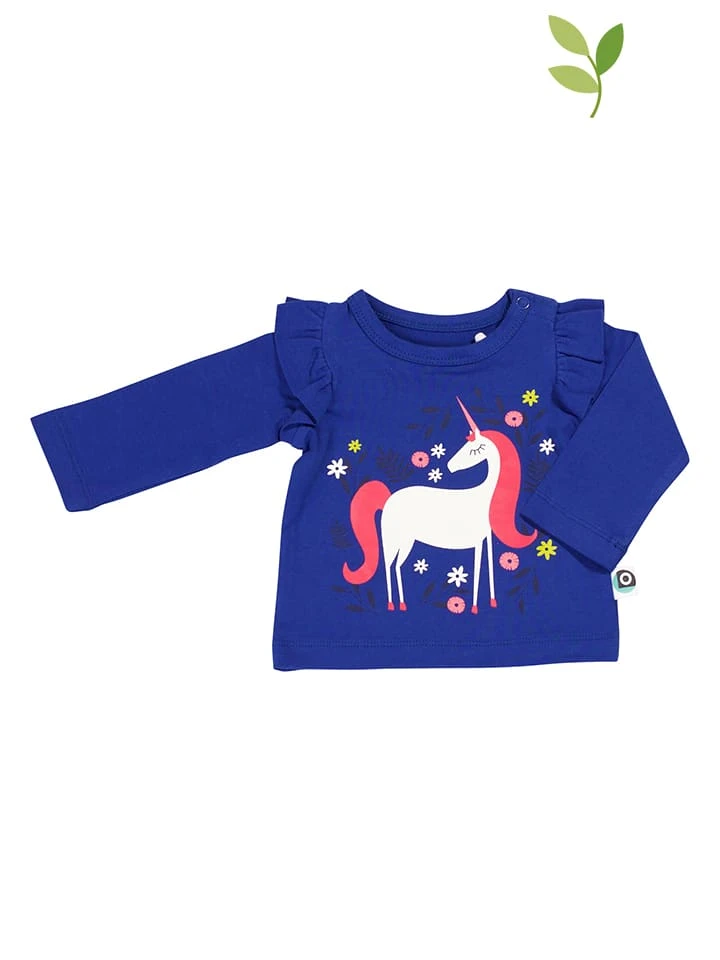 Longsleeve "Unicorn" In Blau 3 Longsleeve "Unicorn" In Blau