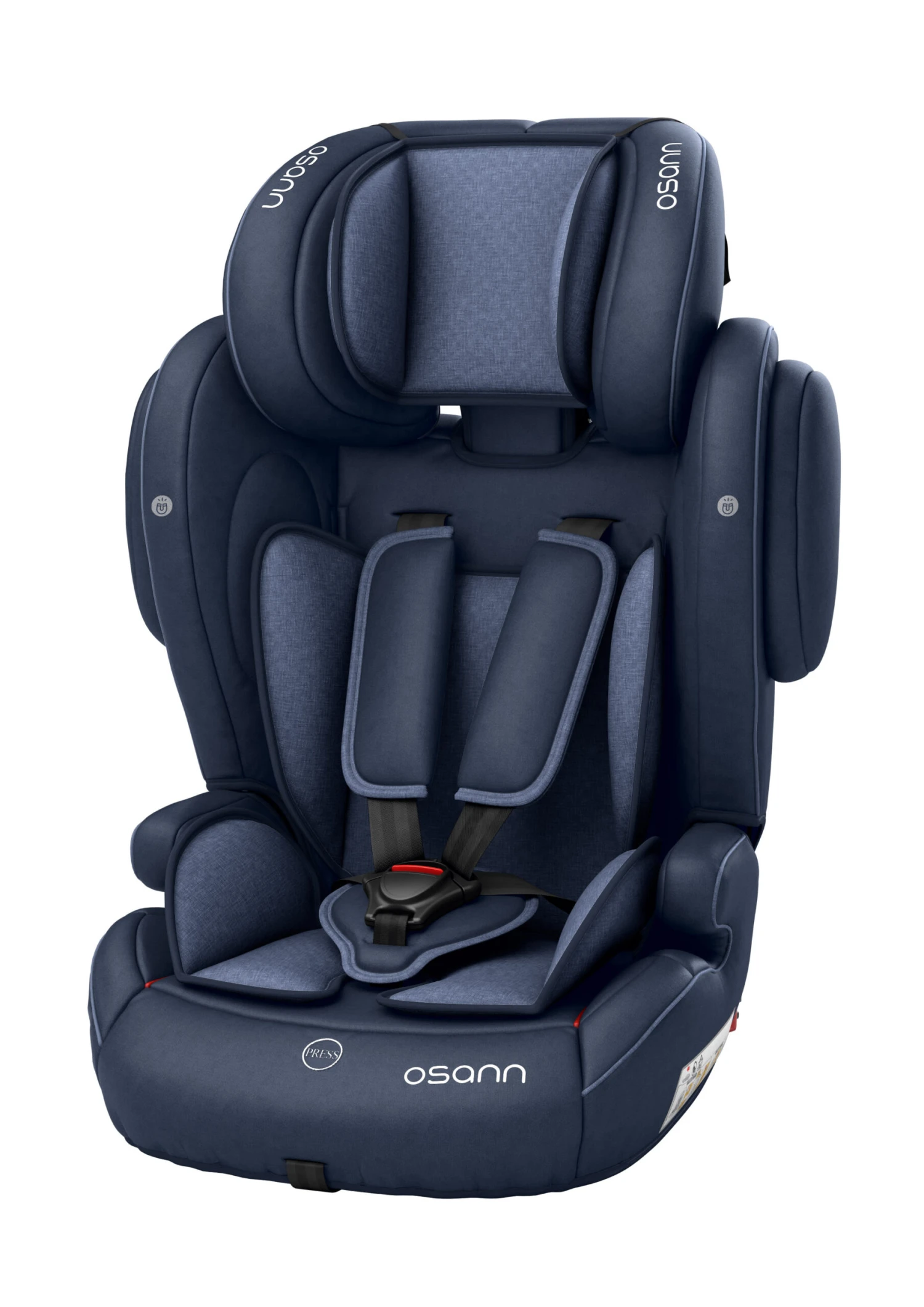 Kindersitz "Flux Isofix" In Navy Melange - Gruppe 1/2/3 3 Kindersitz "Flux Isofix" In Navy Melange - Gruppe 1/2/3