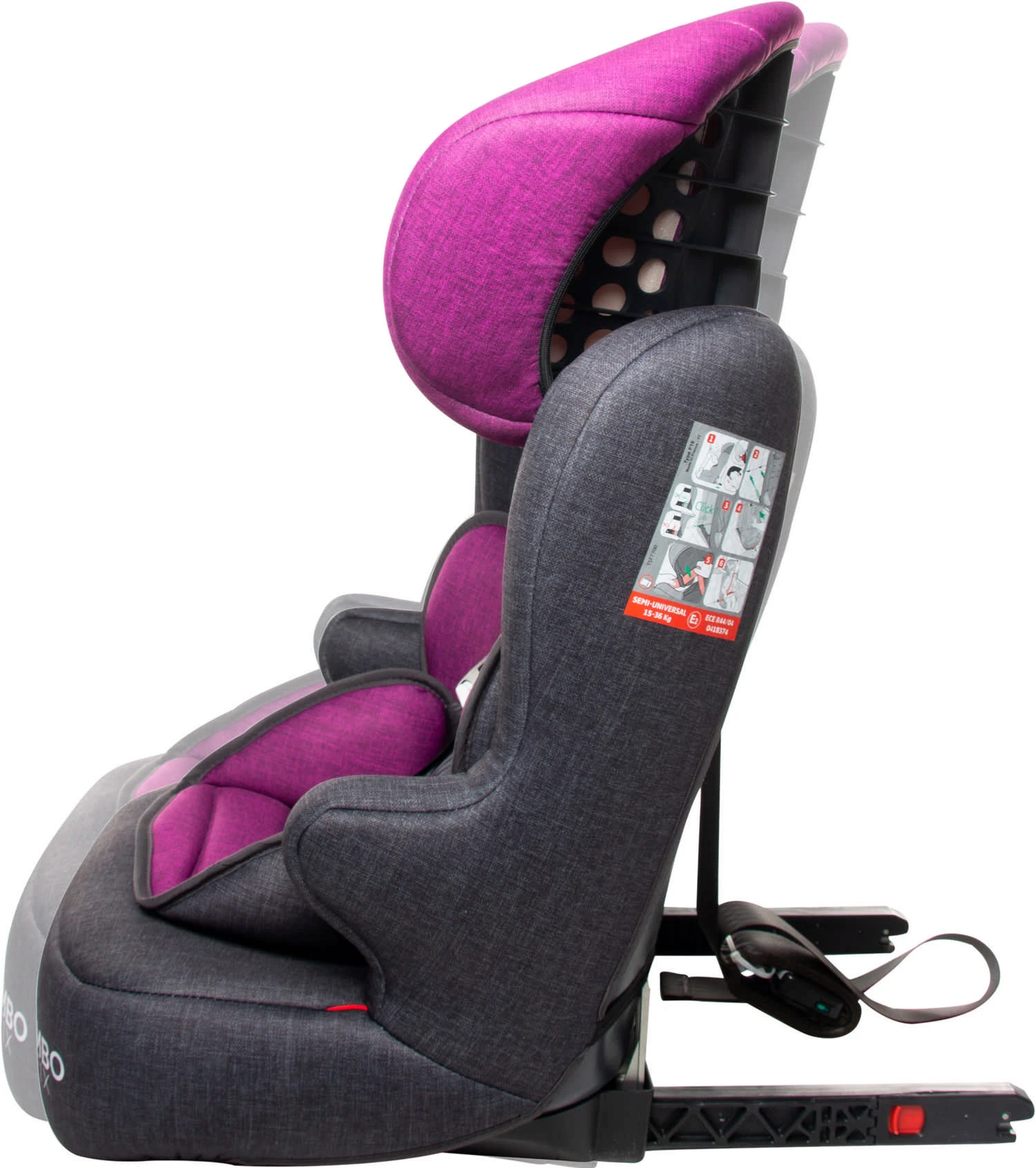 Kindersitz "Mambo Isofix" In Purple Melange - Gruppe 1/2/3 4 Kindersitz "Mambo Isofix" In Purple Melange - Gruppe 1/2/3 – Bild 2