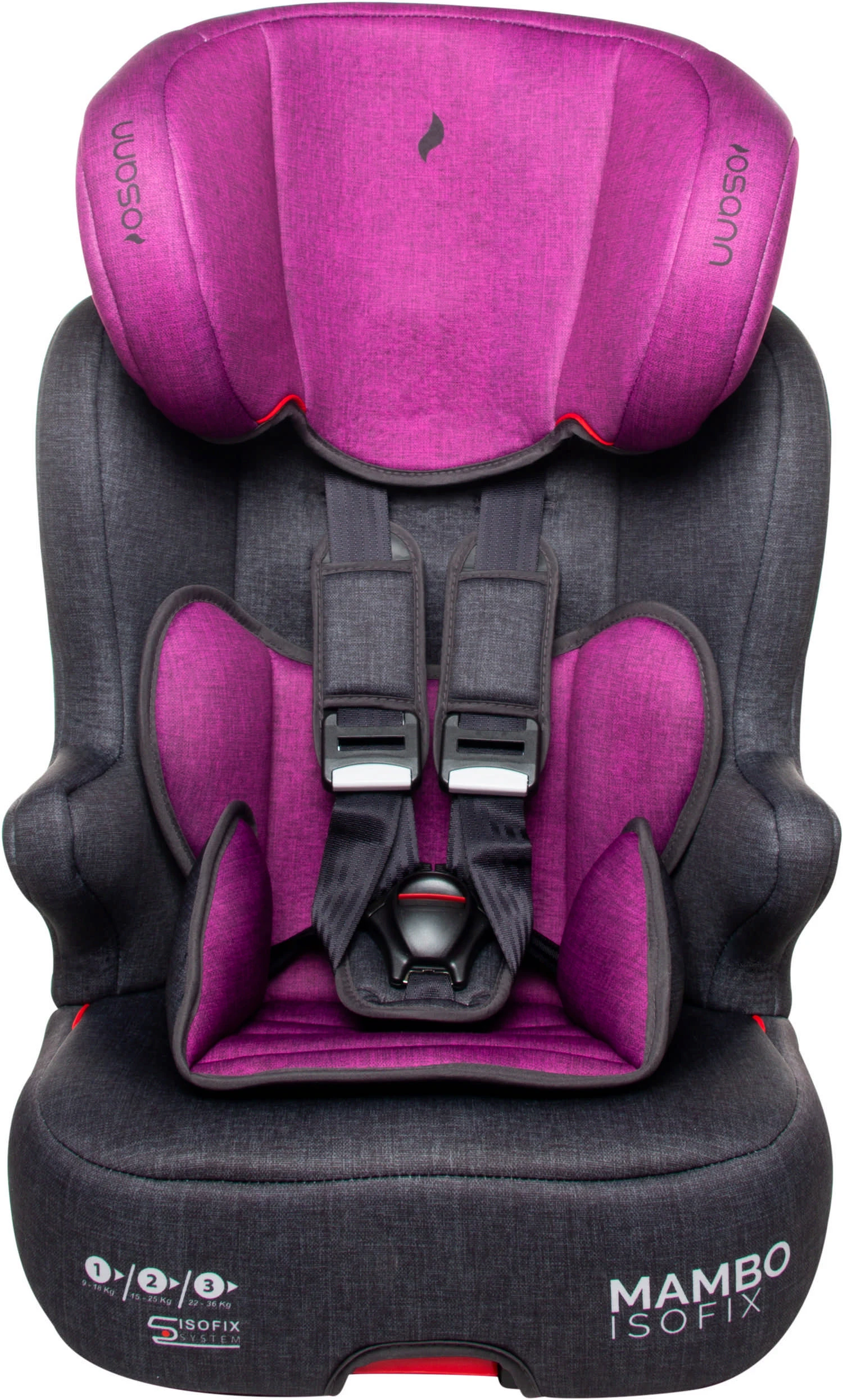 Kindersitz "Mambo Isofix" In Purple Melange - Gruppe 1/2/3 5 Kindersitz "Mambo Isofix" In Purple Melange - Gruppe 1/2/3 – Bild 3