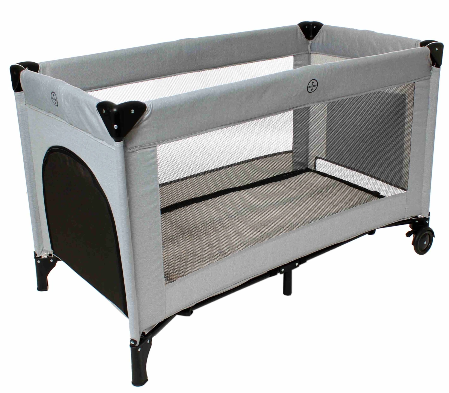 Reisebett "Kid´s Alm Fresh Air" In Grau 3 Reisebett "Kid´s Alm Fresh Air" In Grau