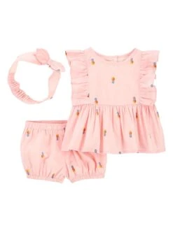 OshKosh 3tlg. Outfit In Rosa