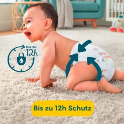 Pampers® Monatsbox Klettwindeln, "Premium Protection", Größe 2, 240 Stück, 4kg - 8kg -Babyprodukte pampers monatsbox klettwindeln premium protection grosse 2 240 stuck 4kg 8kg 3