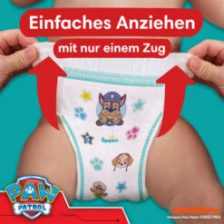 Pampers® Monatsbox Pants, "Baby-Dry", Pants Paw Patrol, Größe 5, 160 Stück, 12kg - 17kg -Babyprodukte pampers monatsbox pants baby dry pants paw patrol grosse 5 160 stuck 12kg 17kg 6