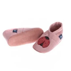 Krabbelschuhe / Lederpuschen Mit Marienkäfer In Rosa / Rot 7 Krabbelschuhe / Lederpuschen Mit Marienkäfer In Rosa / Rot -Babyprodukte pantau its a small world krabbelschuhe lederpuschen mit marienkafer in rosa rot 1