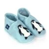 Krabbelschuhe / Lederpuschen Mit Pinguin In Hellblau / Weiß -Babyprodukte pantau its a small world krabbelschuhe lederpuschen mit pinguin in hellblau weiss