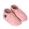 Krabbelschuhe / Lederpuschen Uni Rosa