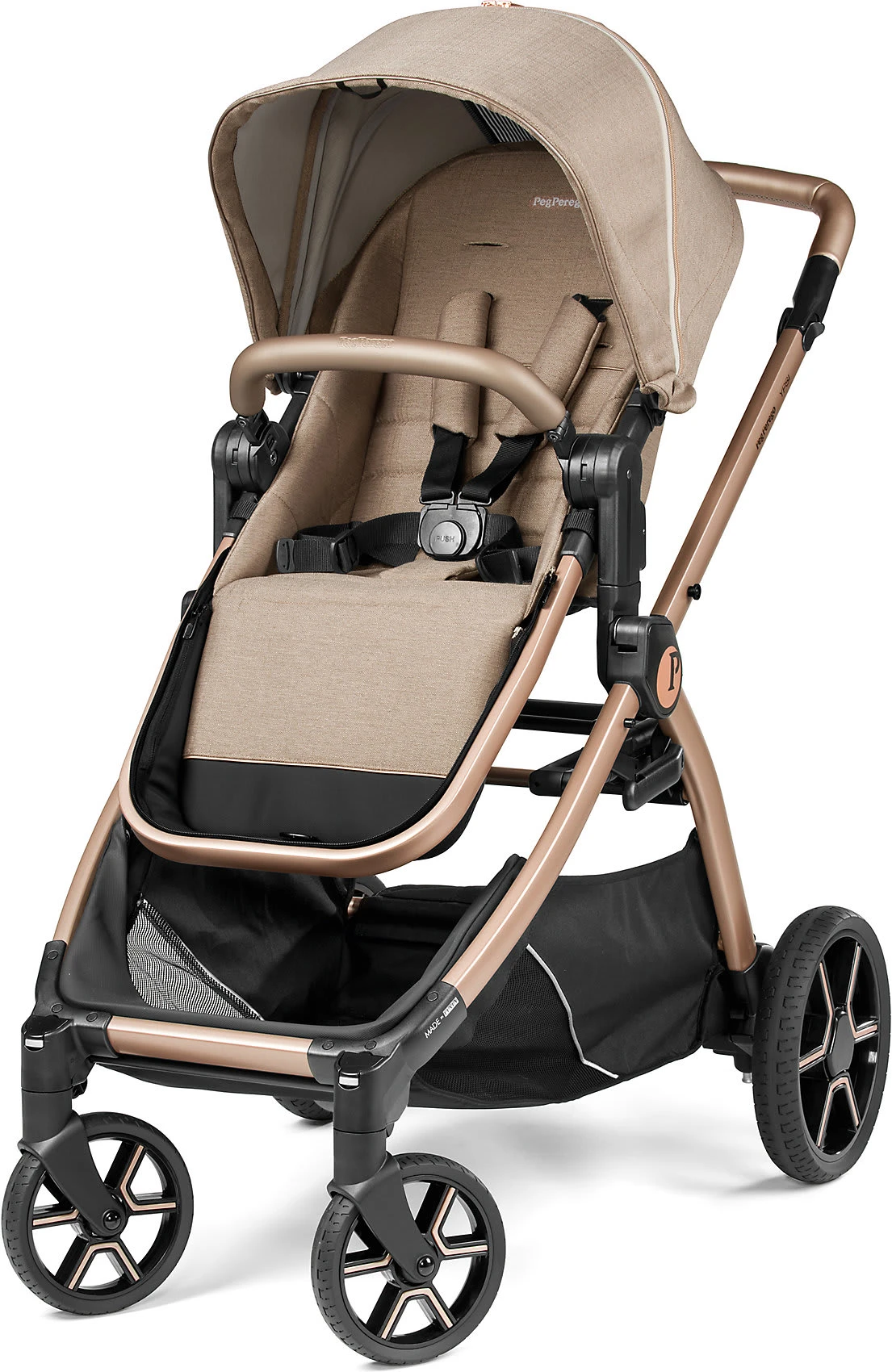 PEG PEREGO Kombi Kinderwagen Ypsi, Mon Amour 4 PEG PEREGO Kombi Kinderwagen Ypsi, Mon Amour – Bild 2