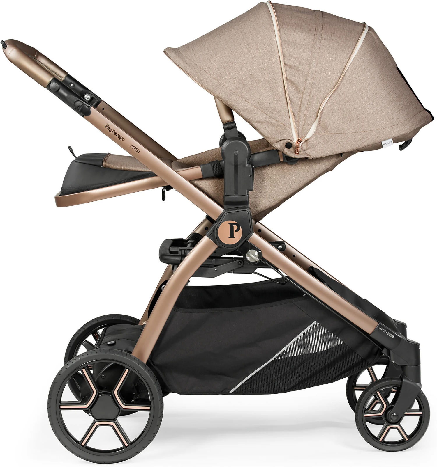 PEG PEREGO Kombi Kinderwagen Ypsi, Mon Amour 5 PEG PEREGO Kombi Kinderwagen Ypsi, Mon Amour – Bild 3