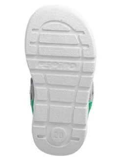 Leder-Halbsandalen "Kansi" In Grau/ Grün -Babyprodukte pepino leder halbsandalen kansi in grau grun 5