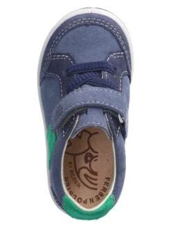 Leder-Sneakers "Jaccy" In Blau/ Grün -Babyprodukte pepino leder sneakers jaccy in blau grun 3