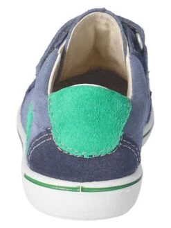 Leder-Sneakers "Jaccy" In Blau/ Grün -Babyprodukte pepino leder sneakers jaccy in blau grun 4