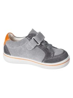 Leder-Sneakers "Jaccy" In Grau -Babyprodukte pepino leder sneakers jaccy in grau 1