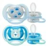 PHILIPS AVENT 2er-Pack Schnuller Ultra Air 6-18 Monate SCF085/03 In Blau Geeignet Ab