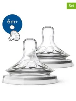PHILIPS AVENT 2er-Set: Sauger In Transparent - Ab 6 Monaten