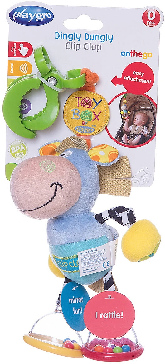 Playgro Klipp Klapp Pferd Für Kinderwagen 4 Playgro Klipp Klapp Pferd Für Kinderwagen – Bild 2