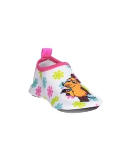 Playshoes Barfuß-Schuh DIE MAUS Blumen In Weiß/Rosa -Babyprodukte playshoes barfuss schuh die maus blumen in weiss rosa 4