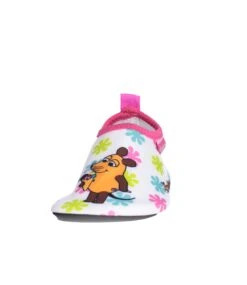 Playshoes Barfuß-Schuh DIE MAUS Blumen In Weiß/Rosa -Babyprodukte playshoes barfuss schuh die maus blumen in weiss rosa 5